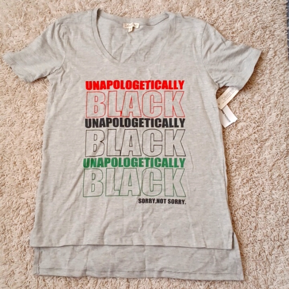 NWT Unapologetically Black Women's Tshirt